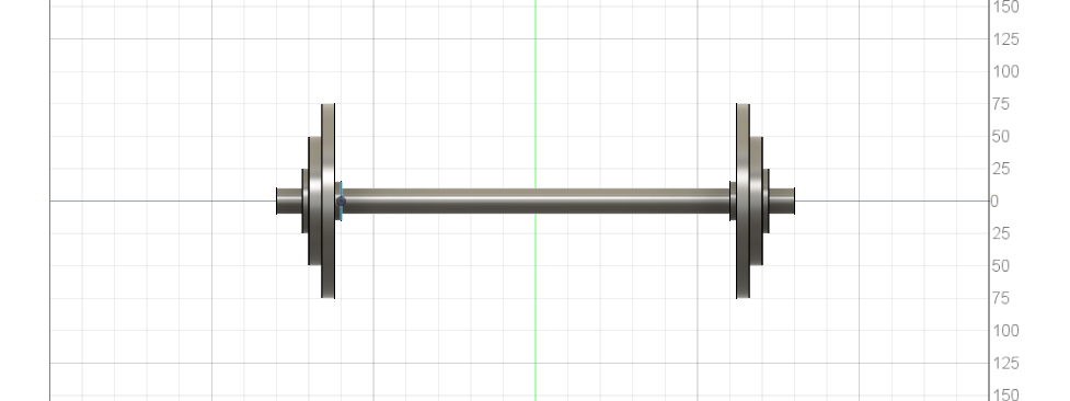 Image of barbell with weights