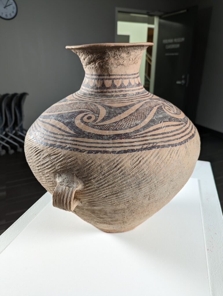 Side view of jar
