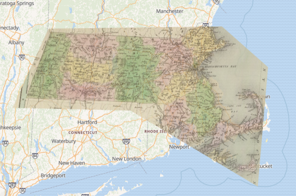 Image of Massachusetts map